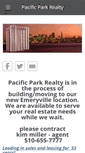 Mobile Screenshot of pacificparkrealty.com